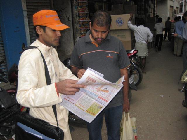 HJS members creating awareness in people regarding denigration of Deities through crackers - 2